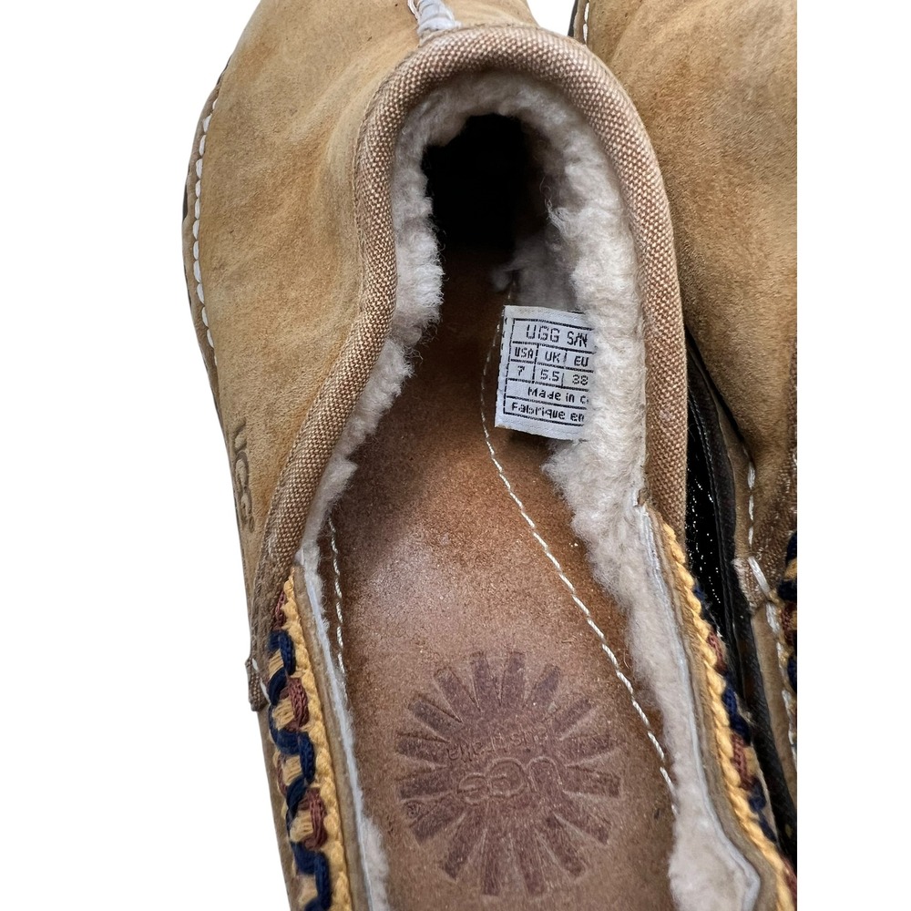 UGG Australia Suede‎ Clogs Women's Shoes Brown Warm Cottagecore Comfort - Picture 11 of 11